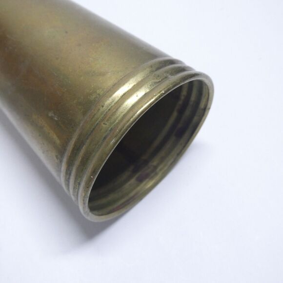 Brass Fire Hose Nozzle Vintage 13" Tall Conical Horn Shaped - Picture 7 of 10